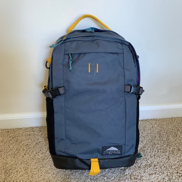 JanSport Gnarly Gnapsack 25 Backpack (Gray & Galaxy) main image 8